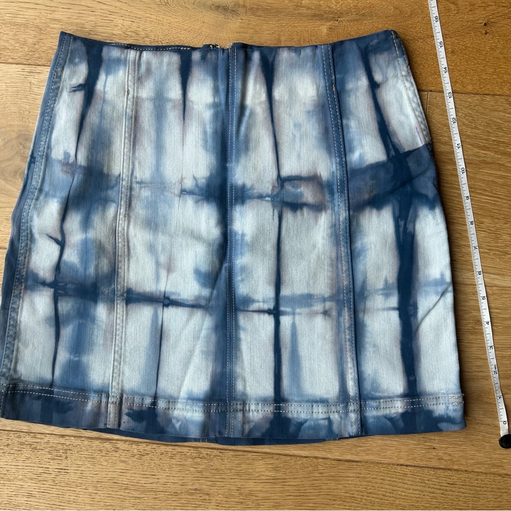 Wild Fable Blue and White Mini Pencil Skirt